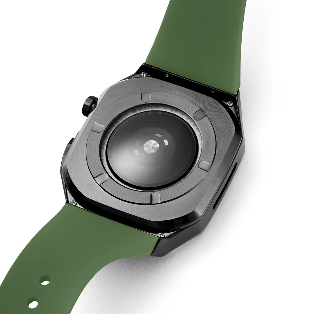 AG Trainer: Green Apple Watch Case & Band 44mm - Image 3