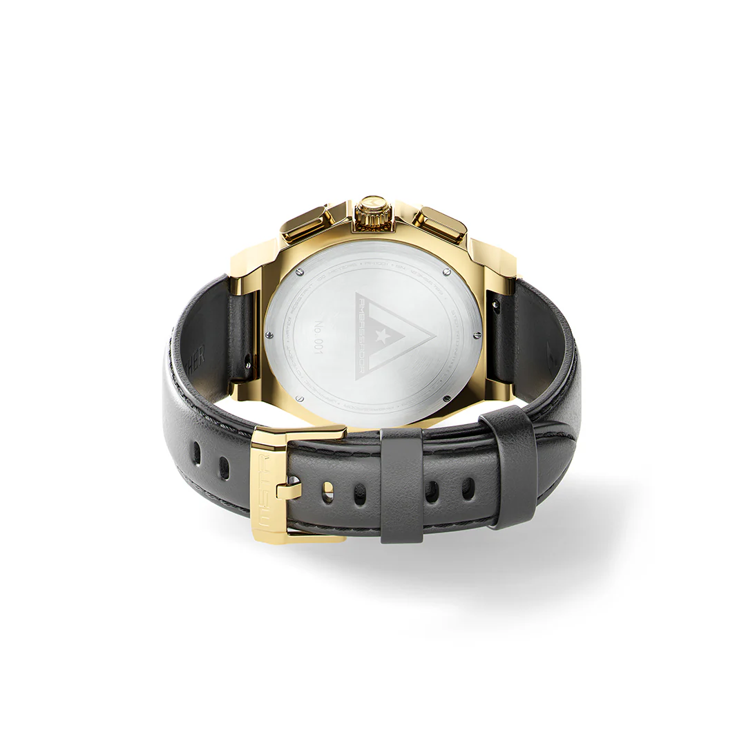 AM1001LB - AMBASSADOR POLISHED 18K GOLD - Image 4