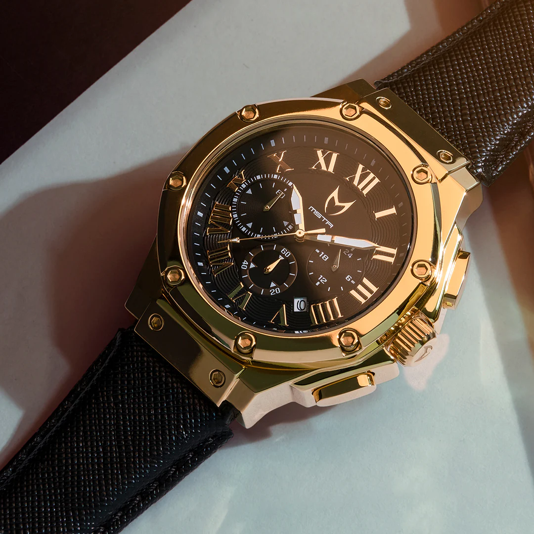 AM1001LB - AMBASSADOR POLISHED 18K GOLD - Image 5
