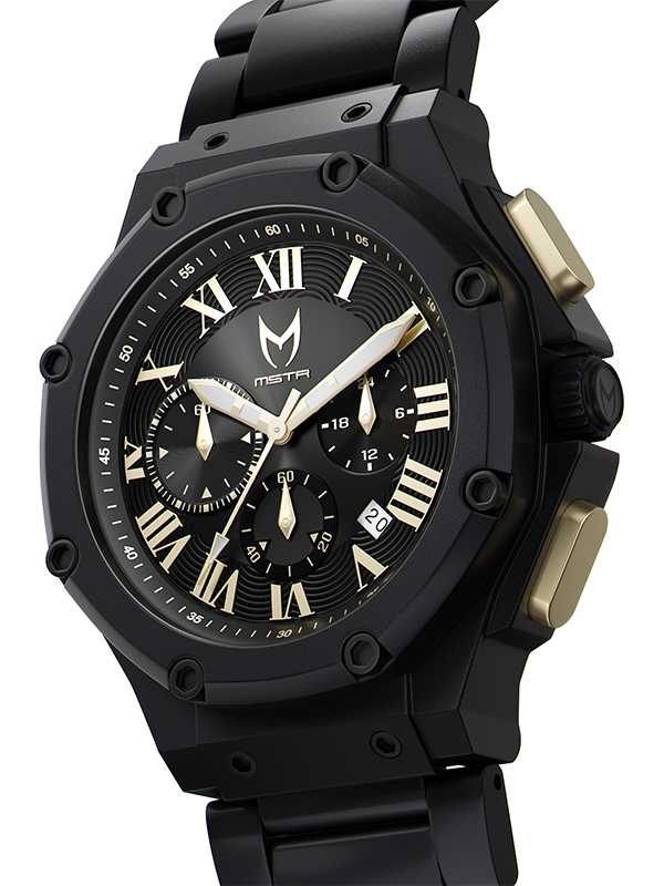 AM1019SS - AMBASSADOR BLACK / BLACK / STEEL BAND - Image 4