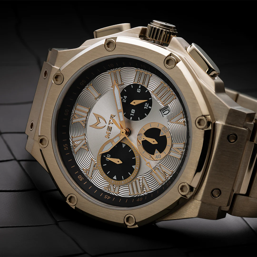 AM1039SS - AMBASSADOR GOLD / SILVER / STEEL BAND WATCH - Image 3