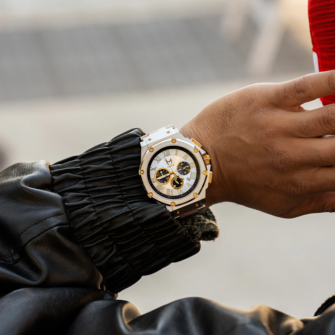 AM1046SS - AMBASSADOR SILVER & GOLD WATCH - Image 6