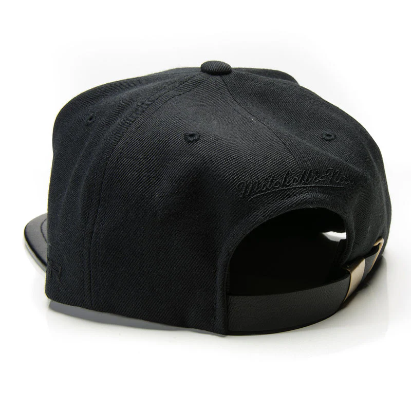 MSTR X Mitchell & Ness Snapback Hat - Rose Gold & Black - Image 4