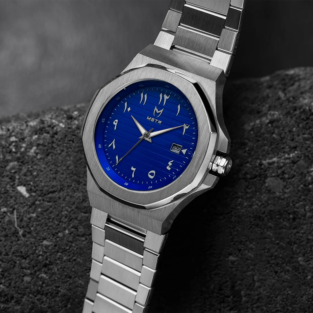 DS103SS - DAY TRIP STEEL SILVER & BLUE WATCH - Image 3