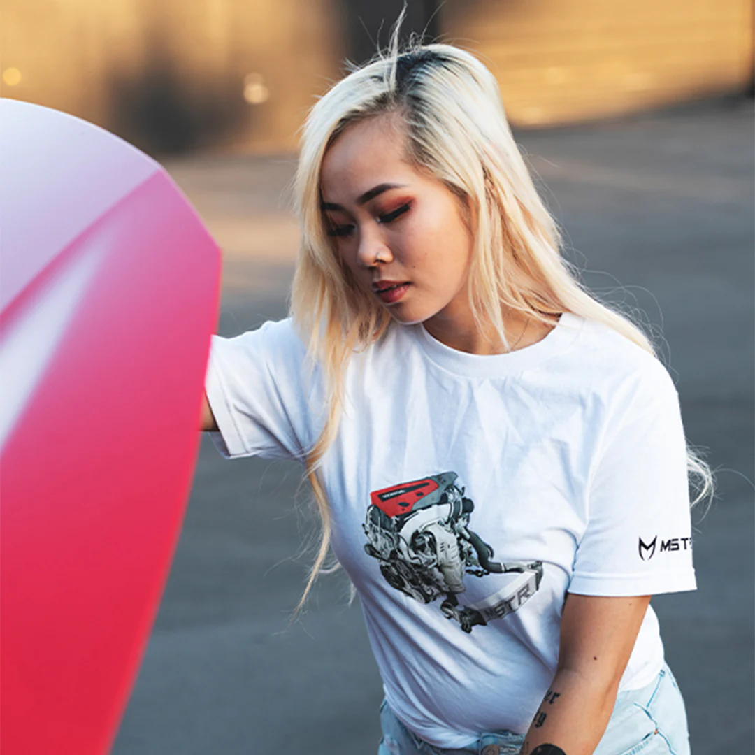 TYPE R ENGINE TEE - WHITE - Image 5